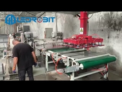 Máy tải và thả khối gạch tự động đa lớp với toàn bộ lớp nhựa
