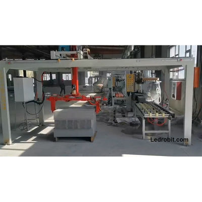 Máy tải và thả tự động màn hình LCD Cross Stacking Palletizer tự động