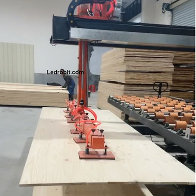 Đường dây sản xuất tự động đa chức năng Loader gỗ bàn tùy chỉnh