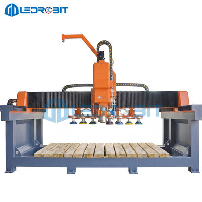Máy đánh bóng đá CNC độ cứng cao với kích thước xử lý tối đa 3200 x 1500 mm và truyền động trục Y kép để xử lý đá chính xác